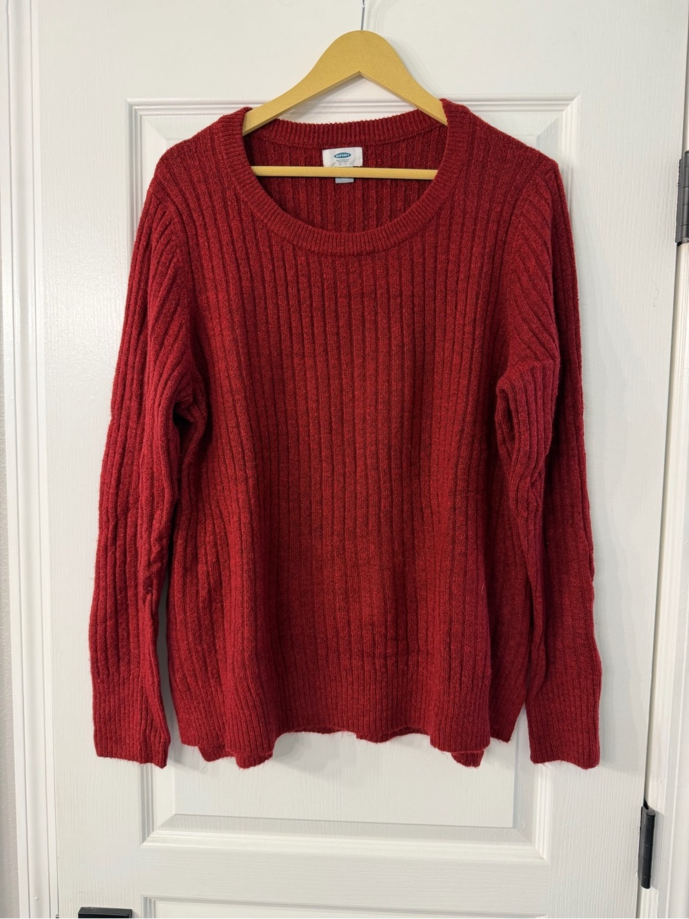 Old Navy Ribbed Crewneck Sweater - Red